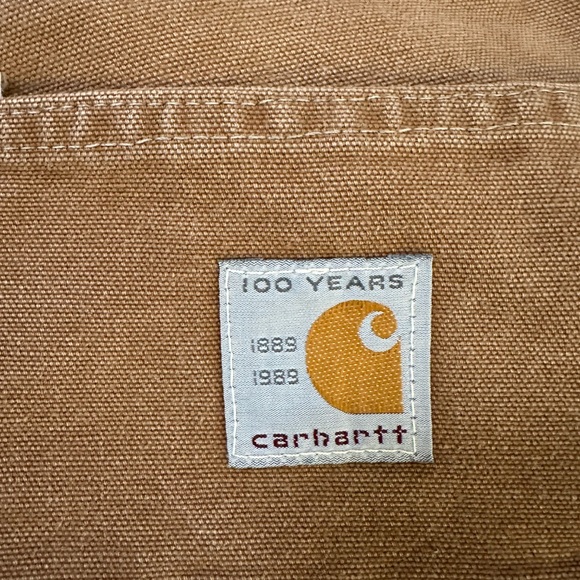 Vtg 1989 Carhartt Double Knee B01 Pants | 100 Yr Centennial | Union Made USA - Picture 4 of 7